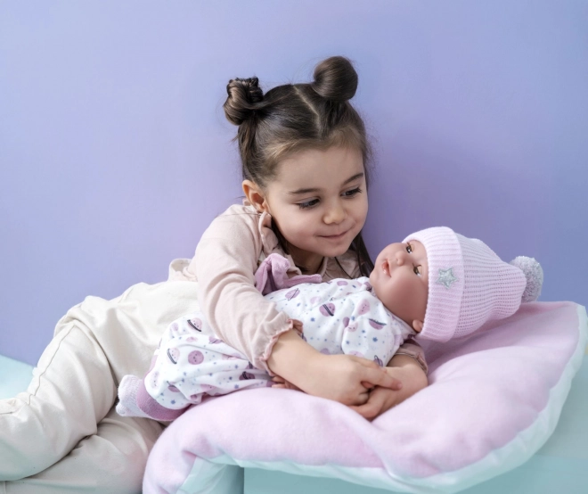 Păpușă bebeluș realistă Llorens cu sunete 42 cm