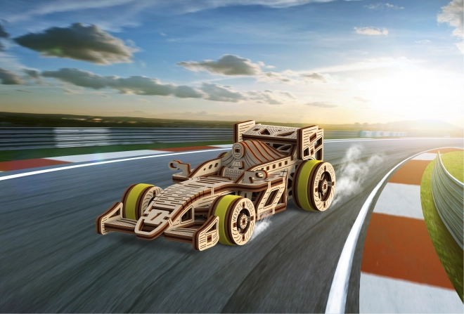 Puzzle 3D din lemn mașină Formula 1