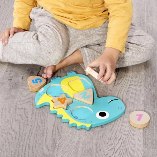 Puzzle din lemn cu numere Little Tikes