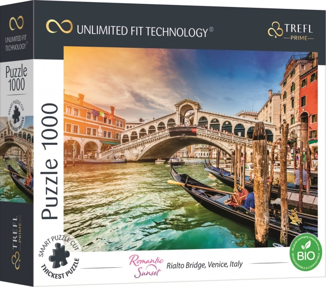 Puzzle TREFL Romantic Sunset - Veneția 1000 piese