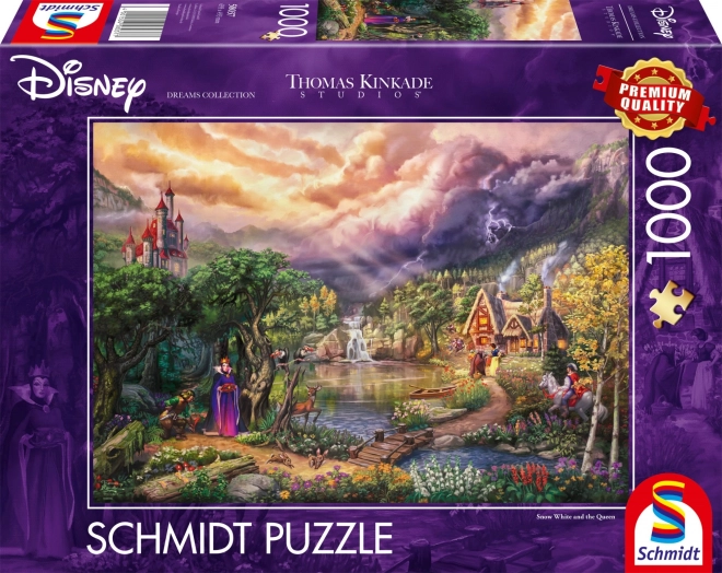 Puzzle Disney Albă ca Zăpada și Regina - 1000 de piese