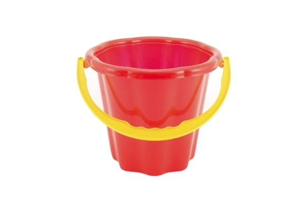 Găleată pentru nisip plastic 19cm sortiment 4 culori 12m+