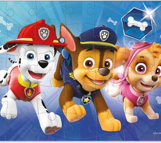 Puzzle Patrula Căţeluşilor: Echipa Puternică 35 de piese
