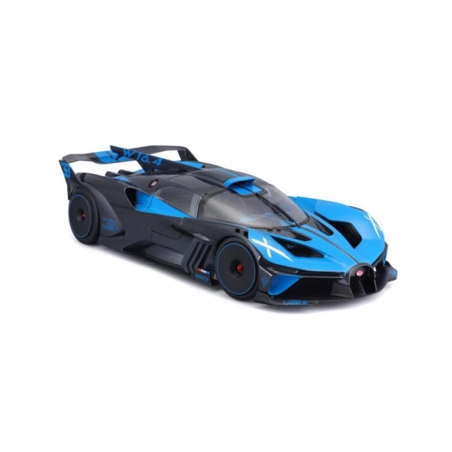 mașinuță Bburago Bugatti Bolide scară 1:18 albastră/neagră