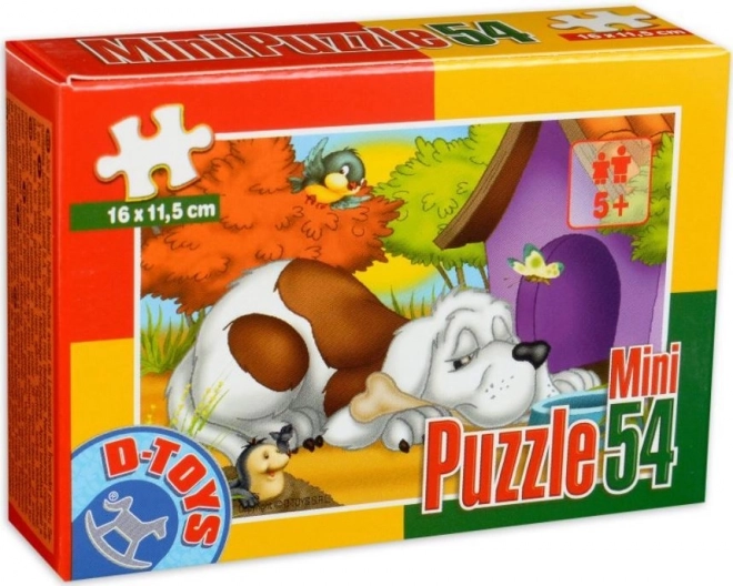 Puzzle cal de la D-Toys 54 piese