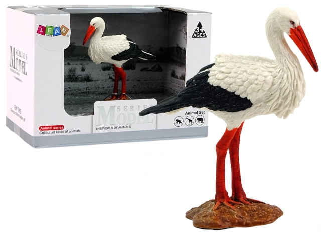 Figurină colecționabilă barză albă Seria Animale din lume