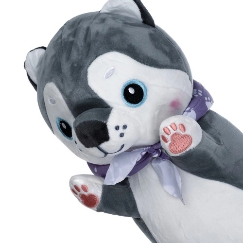 Plus de pluș câine Husky 70 cm Kruzzel