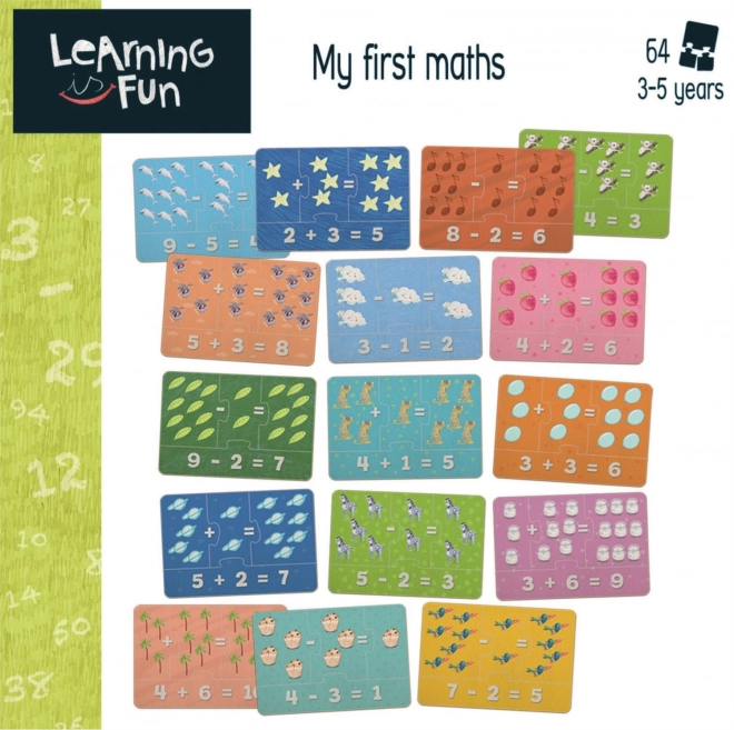 Puzzle educativ şi joc Educa Learning is Fun: Primii mei paşi în matematică