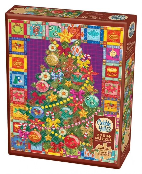 Puzzle de Crăciun XL de la Cobble Hill cu 275 piese