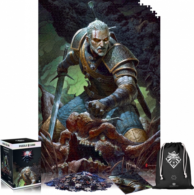 Puzzle Witcher - Lumea Întunecată 1000 piese