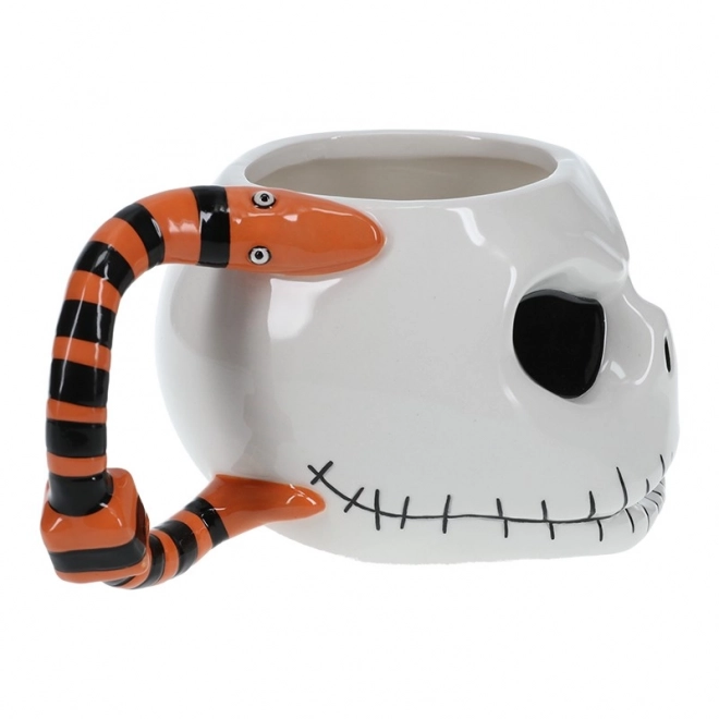 Cana 3D din ceramică cu motivul Coșmarul dinaintea Crăciunului