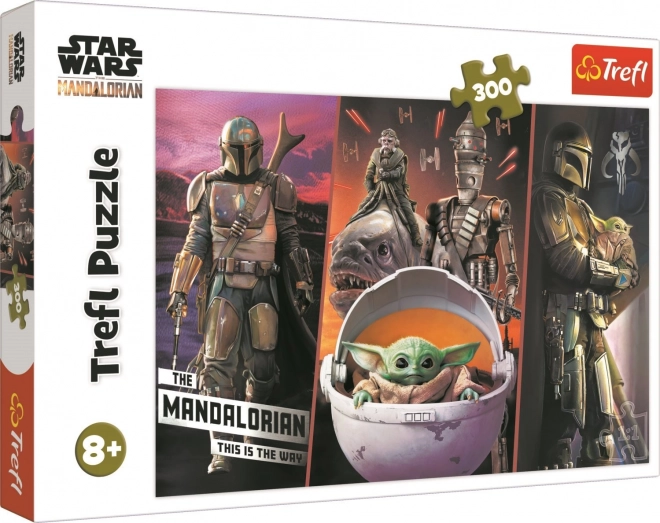 Puzzle Mandalorian: misteriosul Baby Yoda 300 piese