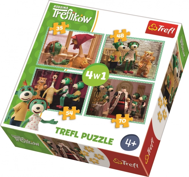 Puzzle Treflicii 4 în 1