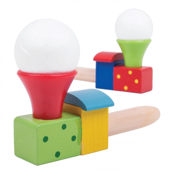 Locomotivă cu balon Bigjigs Toys