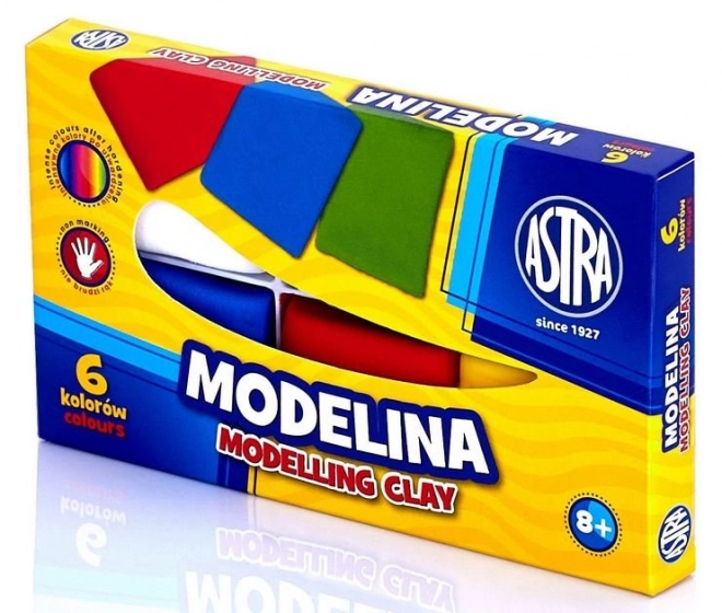 Plasticină termo-întărită ASTRA 6 culori