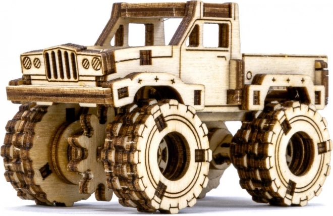Puzzle 3D din lemn camion monstru