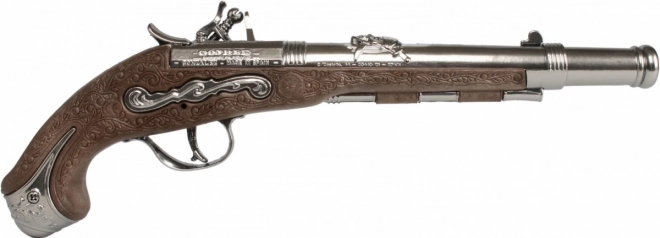 Pistol pirat metalic