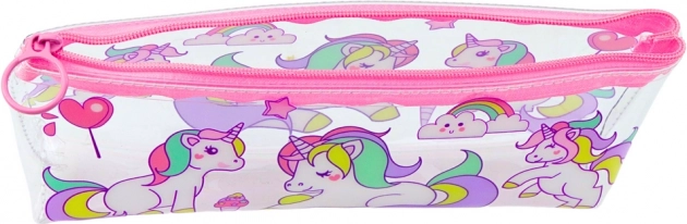 Penar transparent pentru scoala Unicorni