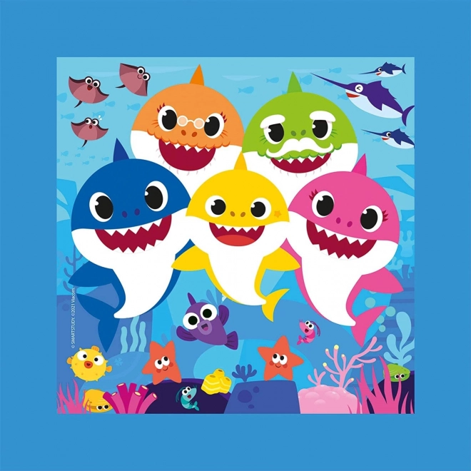 Puzzle cadru Baby Shark 60 piese