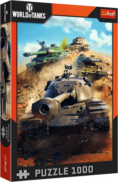 Puzzle 1000 piese WORLD OF TANKS: tancuri în luptă Trefl