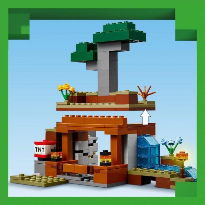 Lego Minecraft aventură în mina cu vezuviu