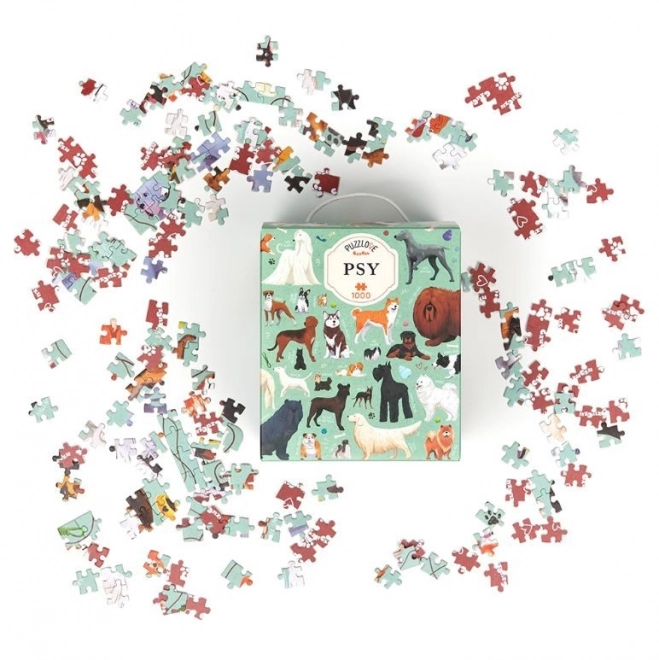 Puzzle Puzzlove câini 1000 de piese