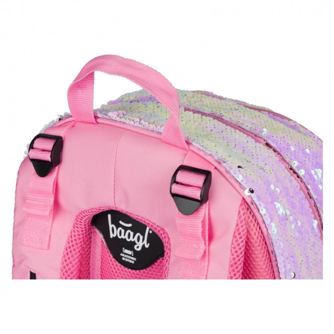 Rucsac școlar ergonomic flamingo