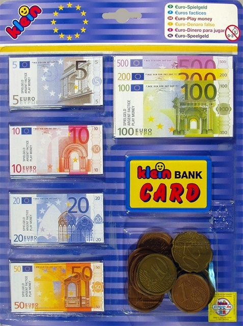 Set bancnote și monede euro pentru copii