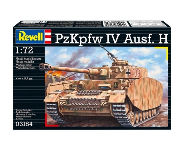 Model de plastic Panzerkampfwagen IV Ausf H 1/72