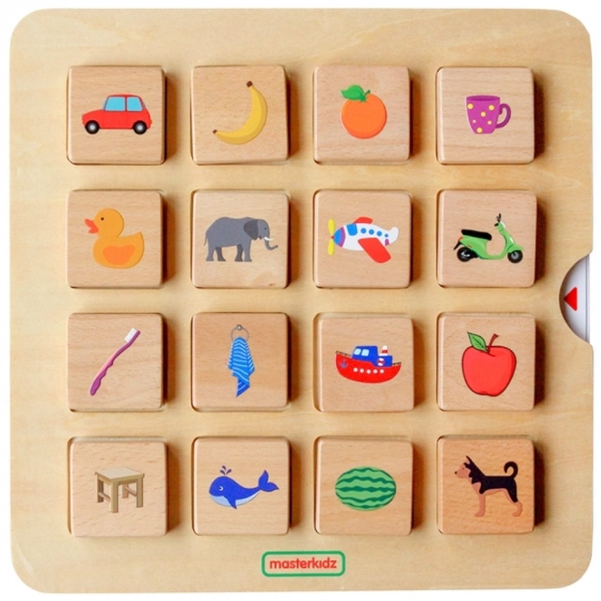 Joc Montessori potrivire umbre și recunoașterea obiectelor Masterkidz