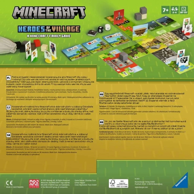 Minecraft: Eroii satului joc de cooperare