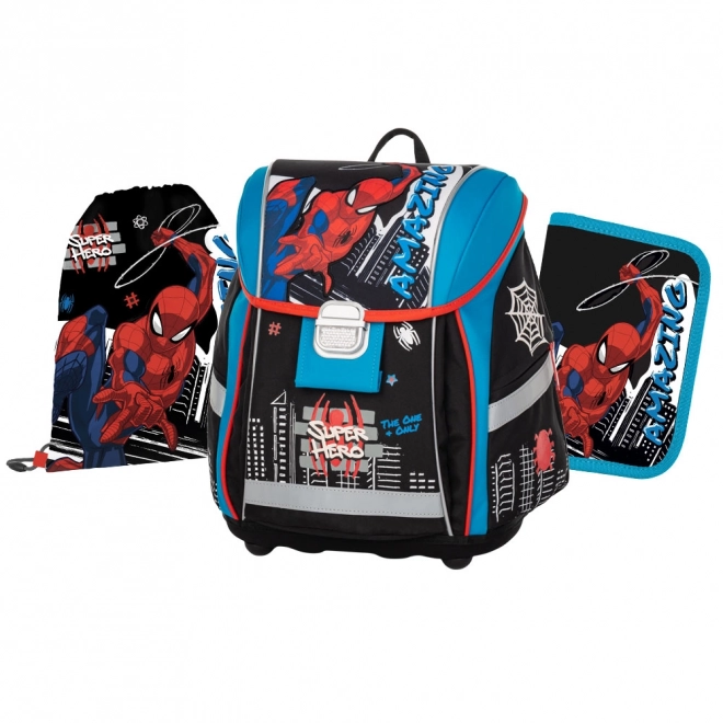 Set școlar premium light Spiderman