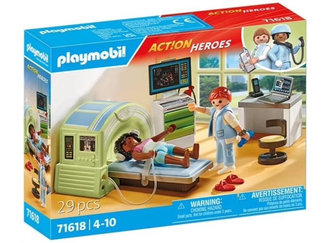 Figurine Playmobil Pacient În Timpul Rezonanței Magnetice