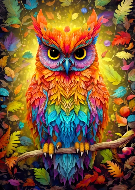 Puzzle Bufnița de toamnă 1000 piese