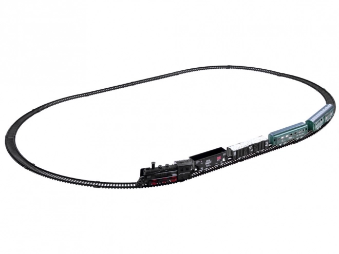 Tren electric cu vagoane