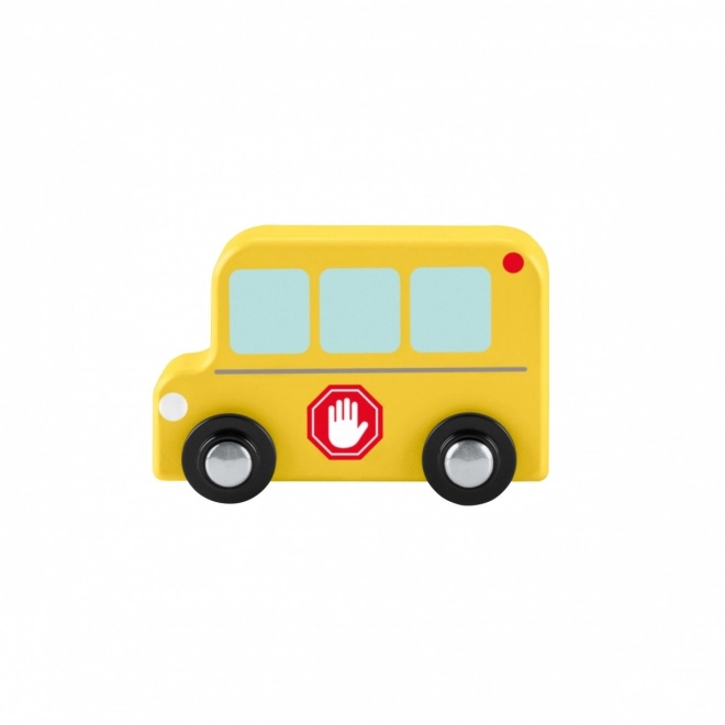 Autobuz din lemn pentru învățare