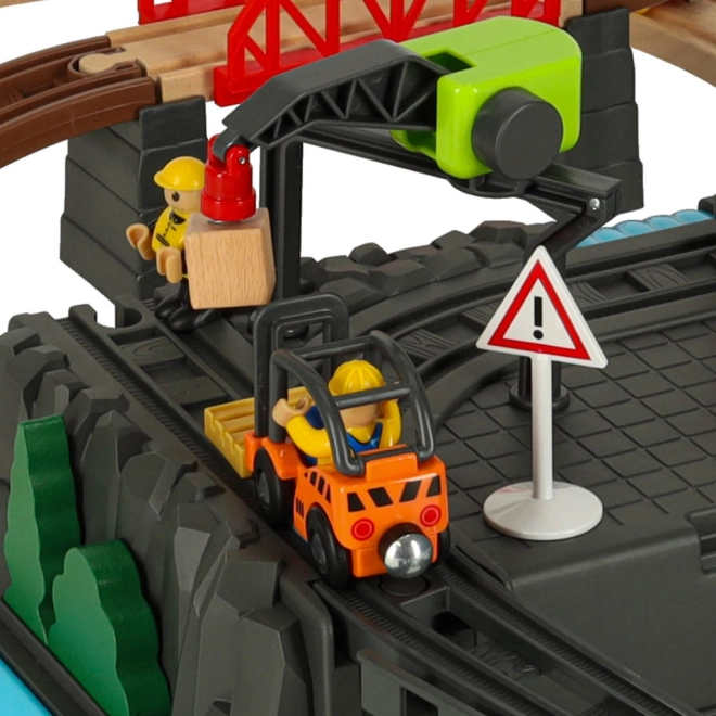 Circuit tren pentru copii 55 piese