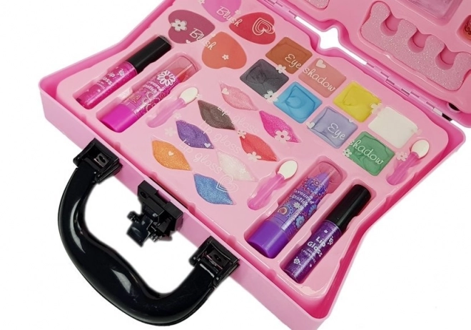 Valiză cu cosmetice pentru fetițe