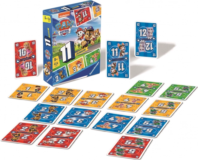 Ravensburger Joc de cărți Unsprezece - Patrula Cățelușilor