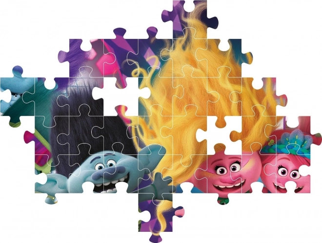 Puzzle strălucitor Trolls 3 Clementoni, 104 piese