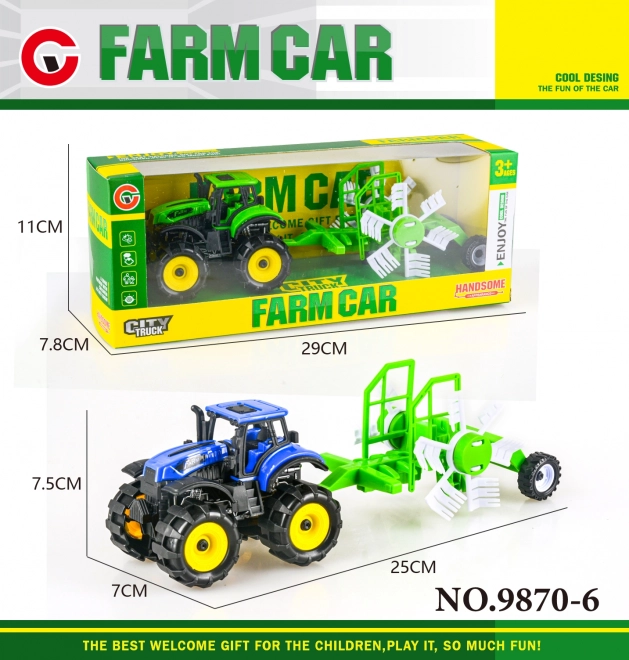 Tractor cu remorcă cu mecanism de inerție