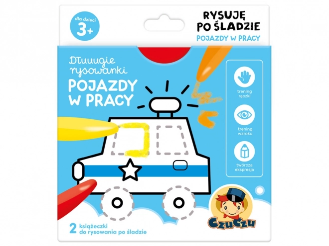 Cărți De Colorat Lungi Vehicule În Acțiune