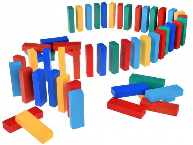 Jenga turnul clătinător din lemn cu blocuri colorate