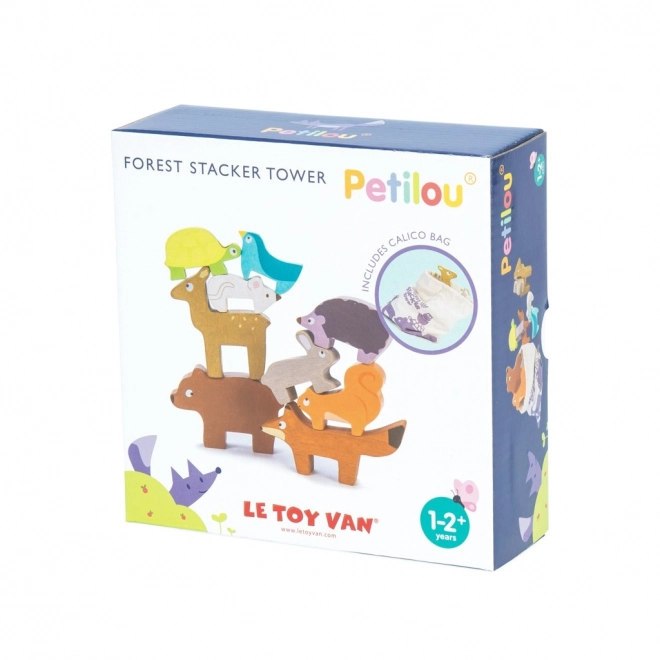 Turnul cu animale Petilou de la Le Toy Van