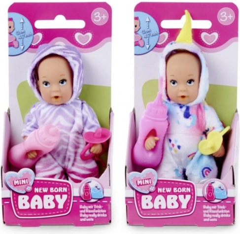 Mini păpușă Nou-Născut Baby Onesie 12 cm