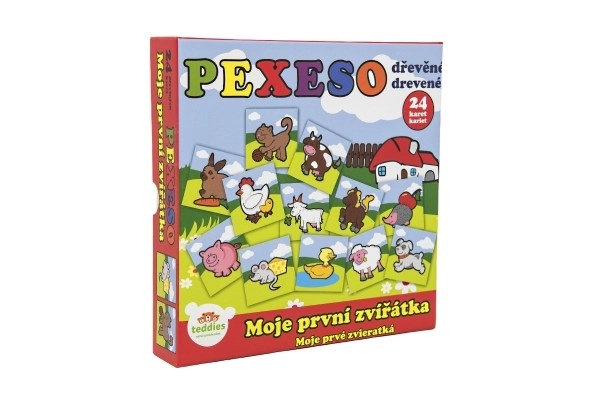 Pexeso primele mele animale din lemn