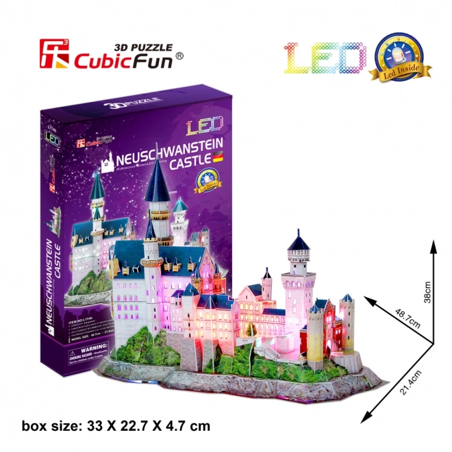 Puzzle 3D Castelul Neuschwanstein