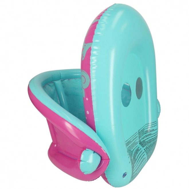 BESTWAY 34091 Barcă gonflabilă pentru copii cu scaun și copertină roz 1-2 ani 18 kg