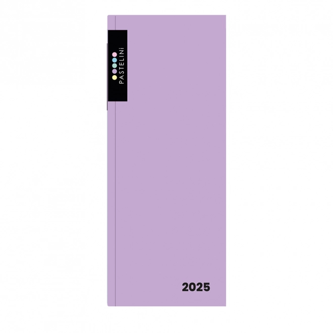 agenda lunară PVC 2025 PASTELINI violet