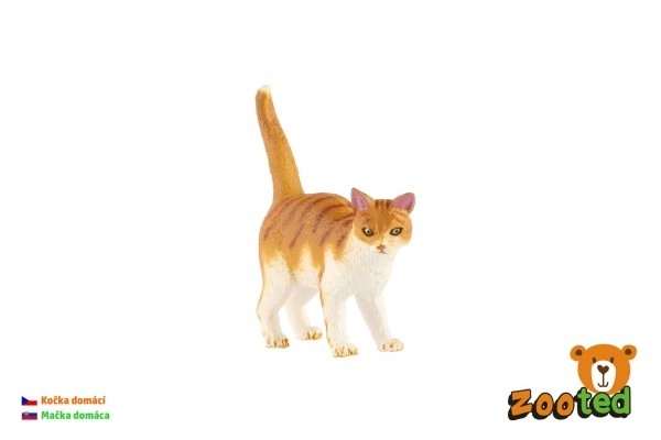 Pisică domestica din plastic 6cm în pachet